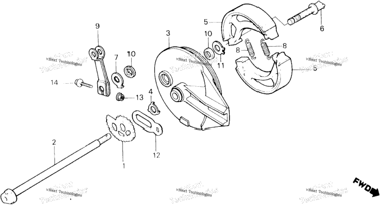 Rear Brake Panel