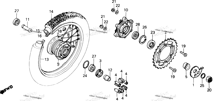 Rear Wheel