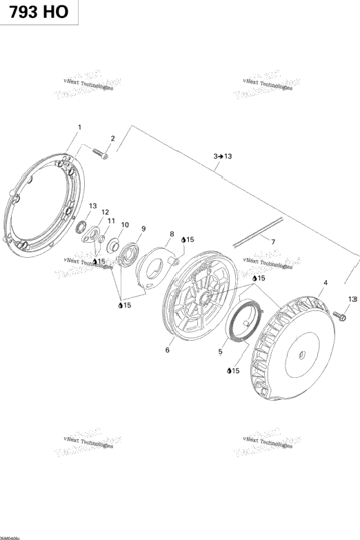 Rewind Starter (793 Ho)