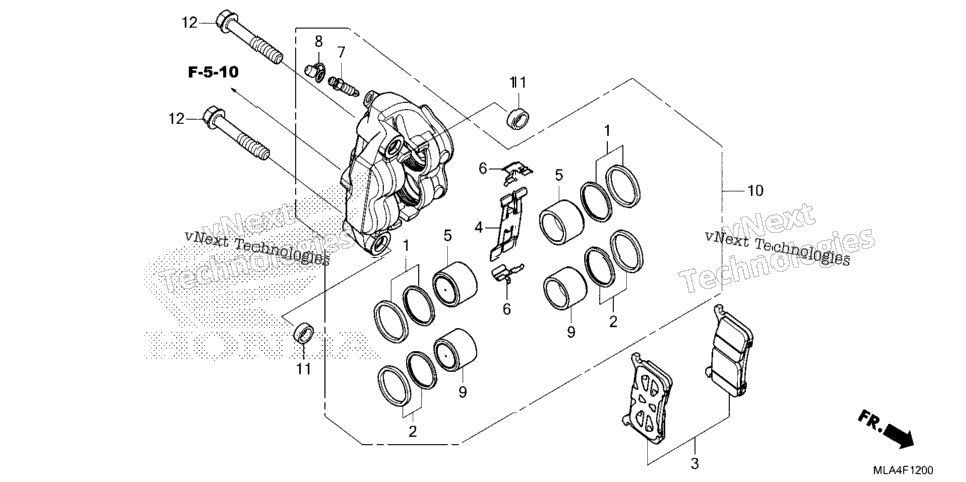 Front Brake Caliper
