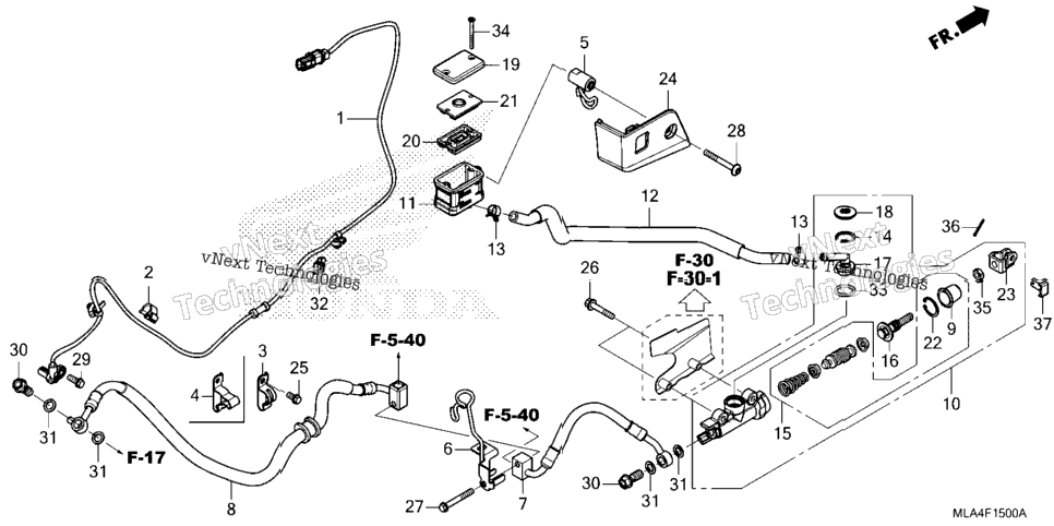 Rear Brake Master Cylinder