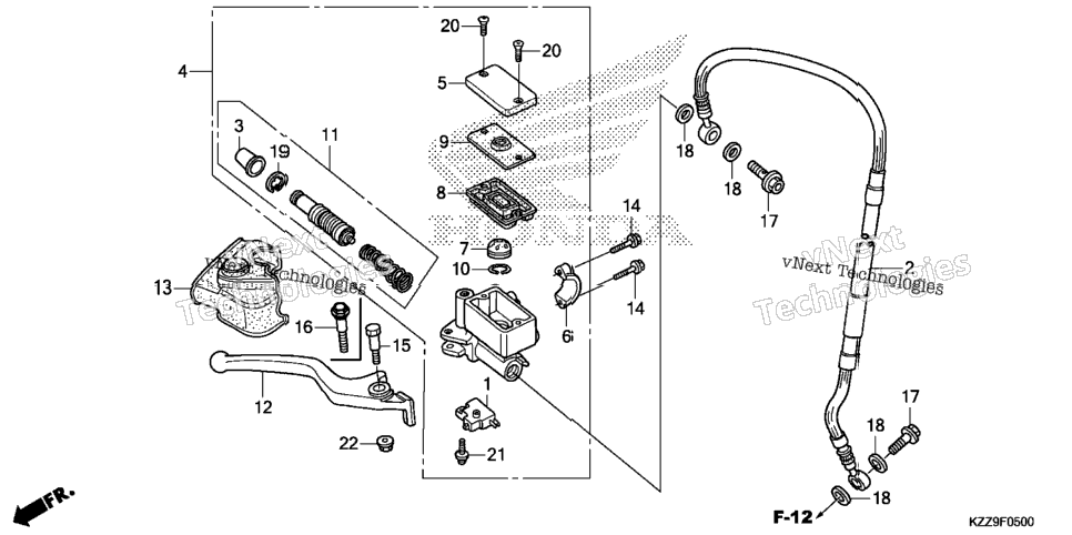 Front Brake Master Cylinder (1)
