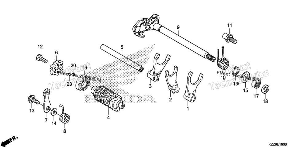 Gearshift Drum