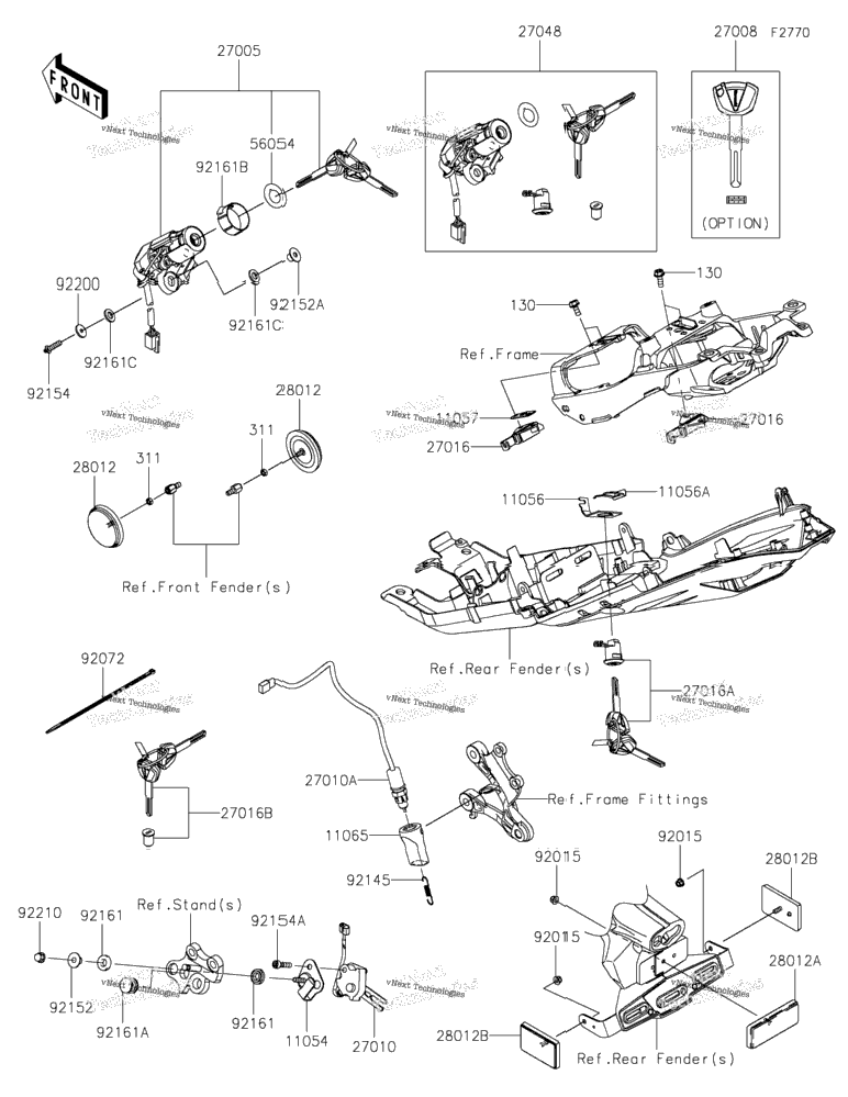 Ignition Switch/Locks/Reflectors
