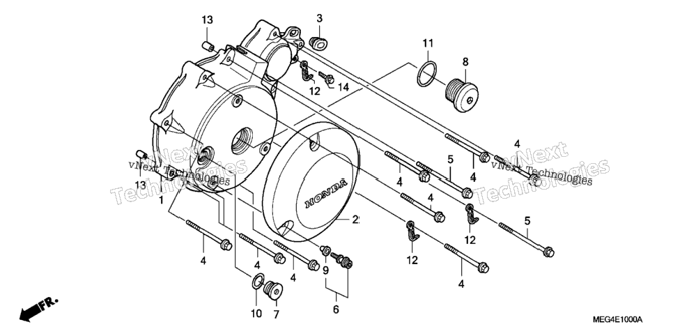 Left Crankcase Cover