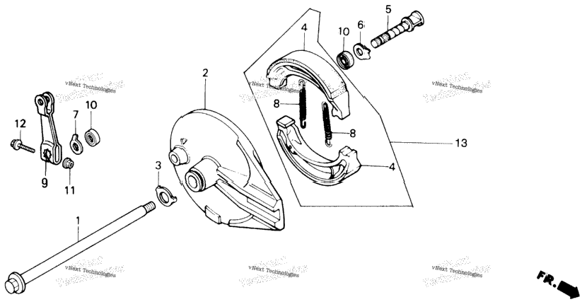 Rear Brake Panel