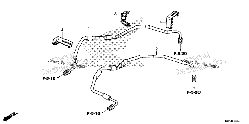 Front Brake Pipe