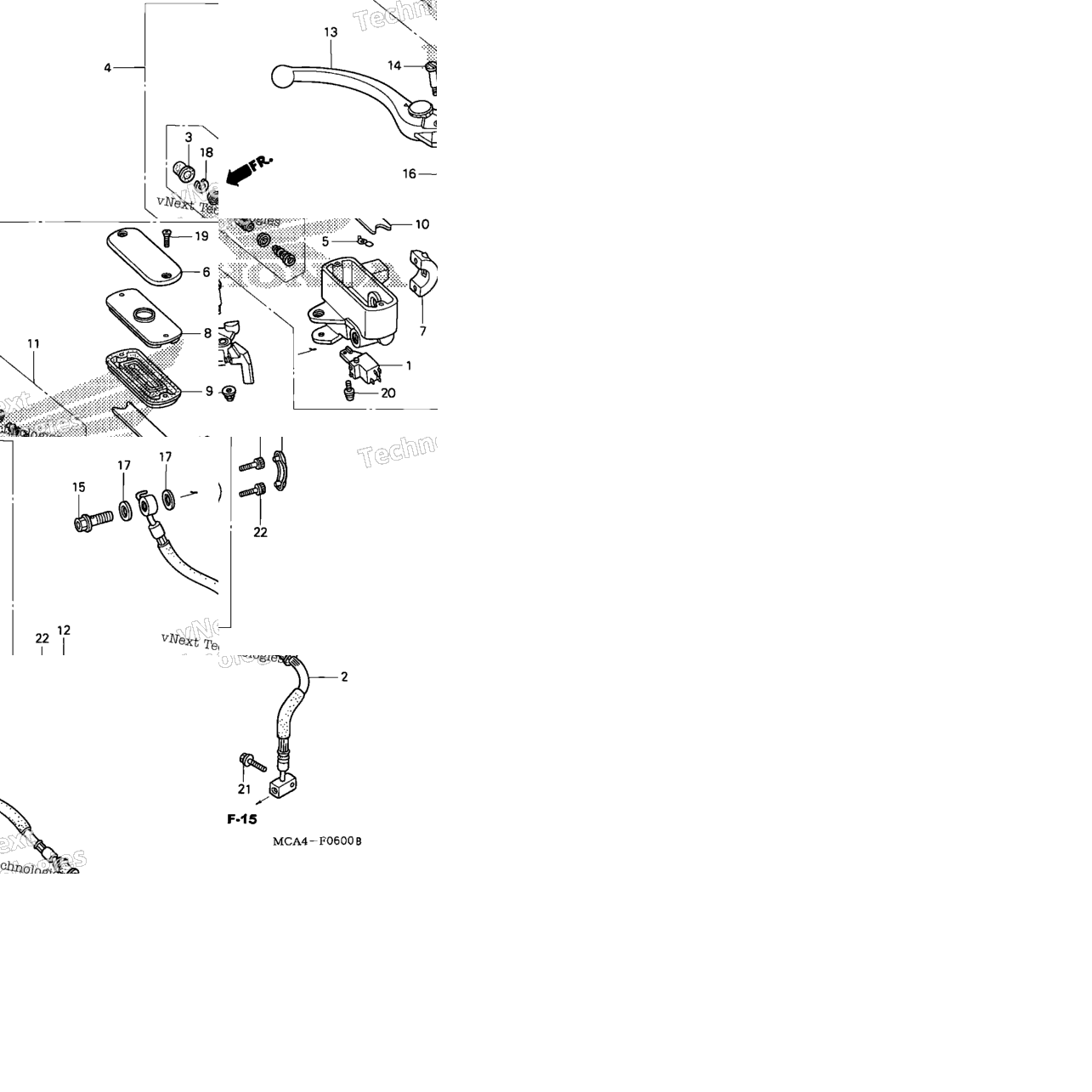 Front Brake Master Cylinder