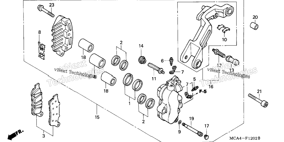 Left Front Brake Caliper