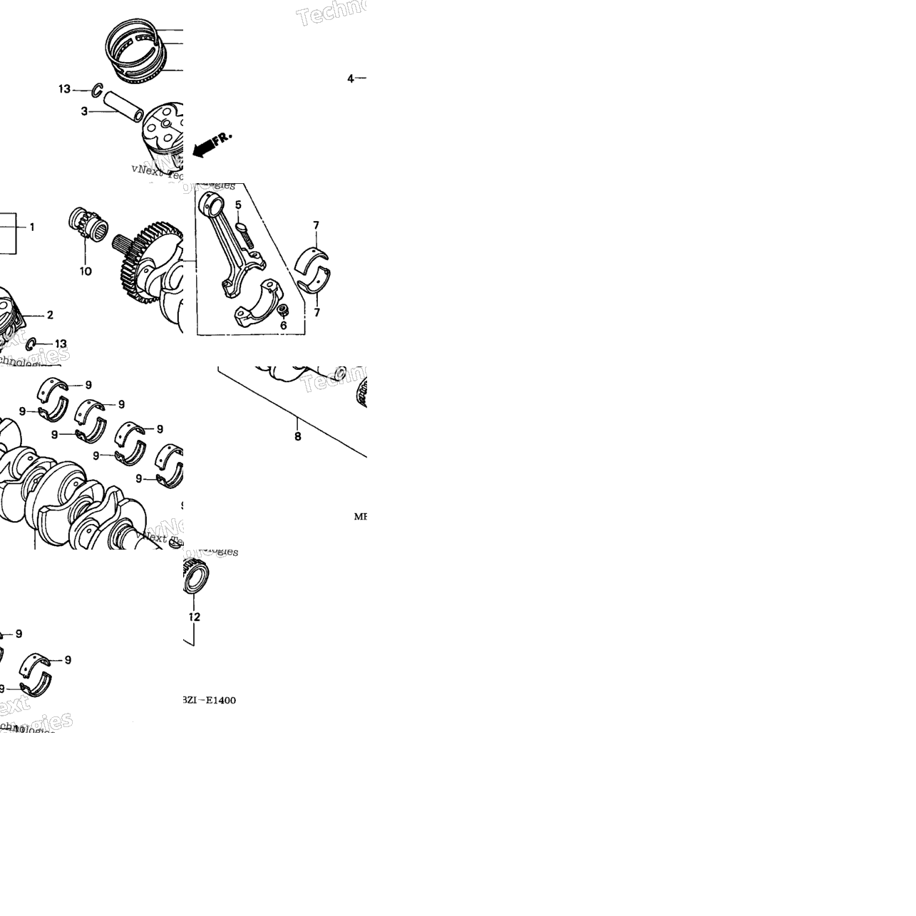 Crankshaft + Piston
