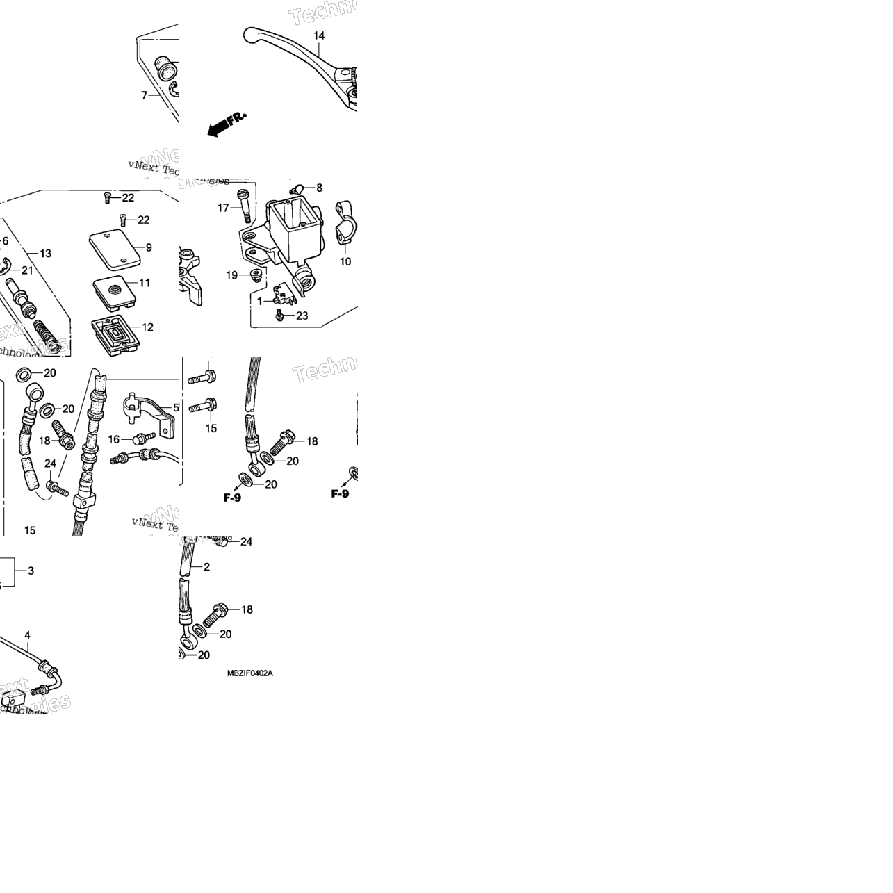 Front Brake Master Cylinder (1)
