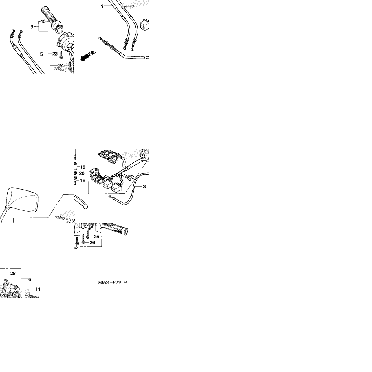 Handle Lever + Switch
