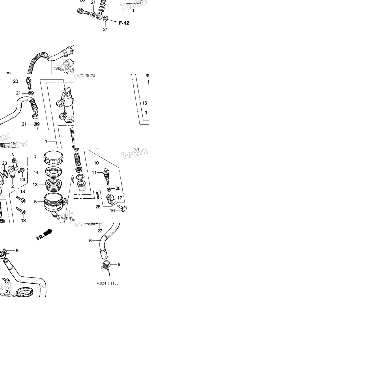 Rear Brake Master Cylinder