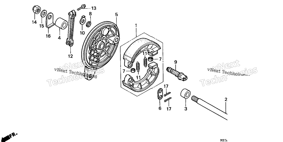 Rear Brake Panel