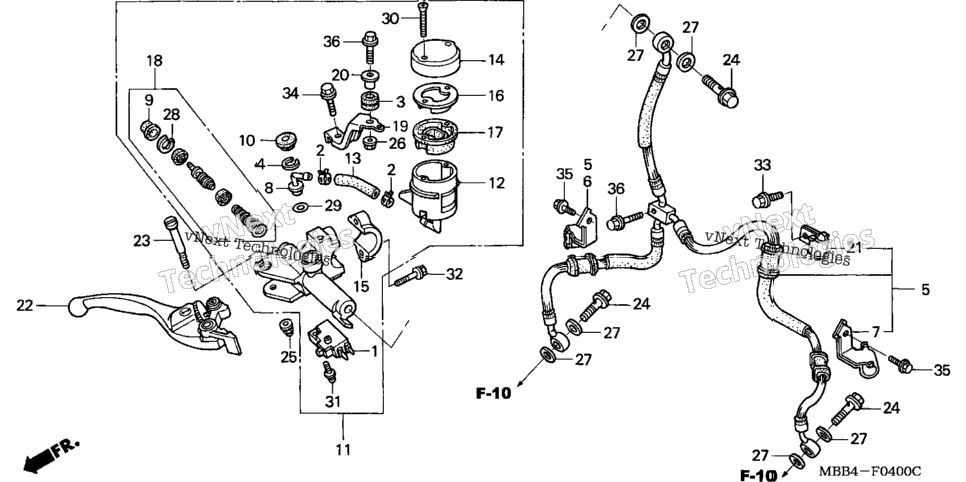 Front Brake Master Cylinder