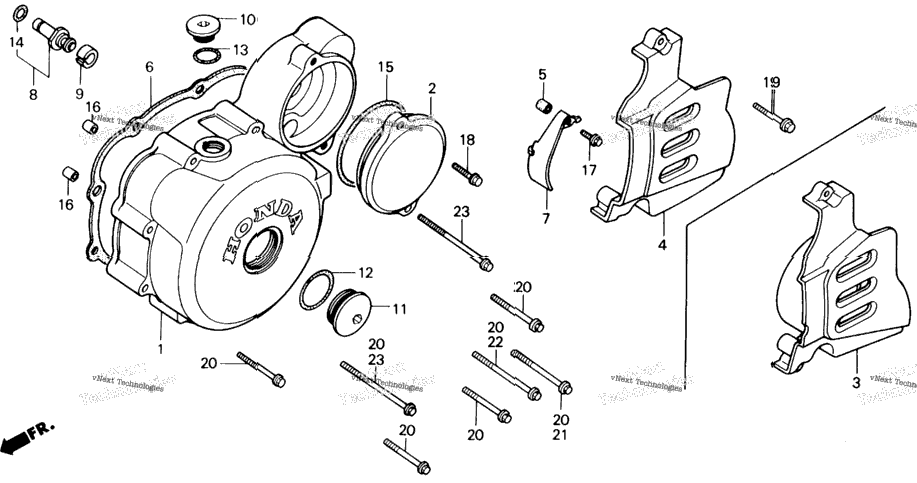 Left Crankcase Cover