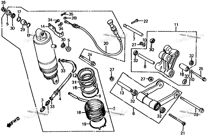 Rear Shock Absorber