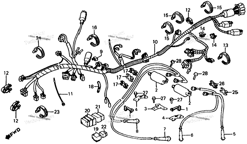 Wire Harness + Ignition Coil