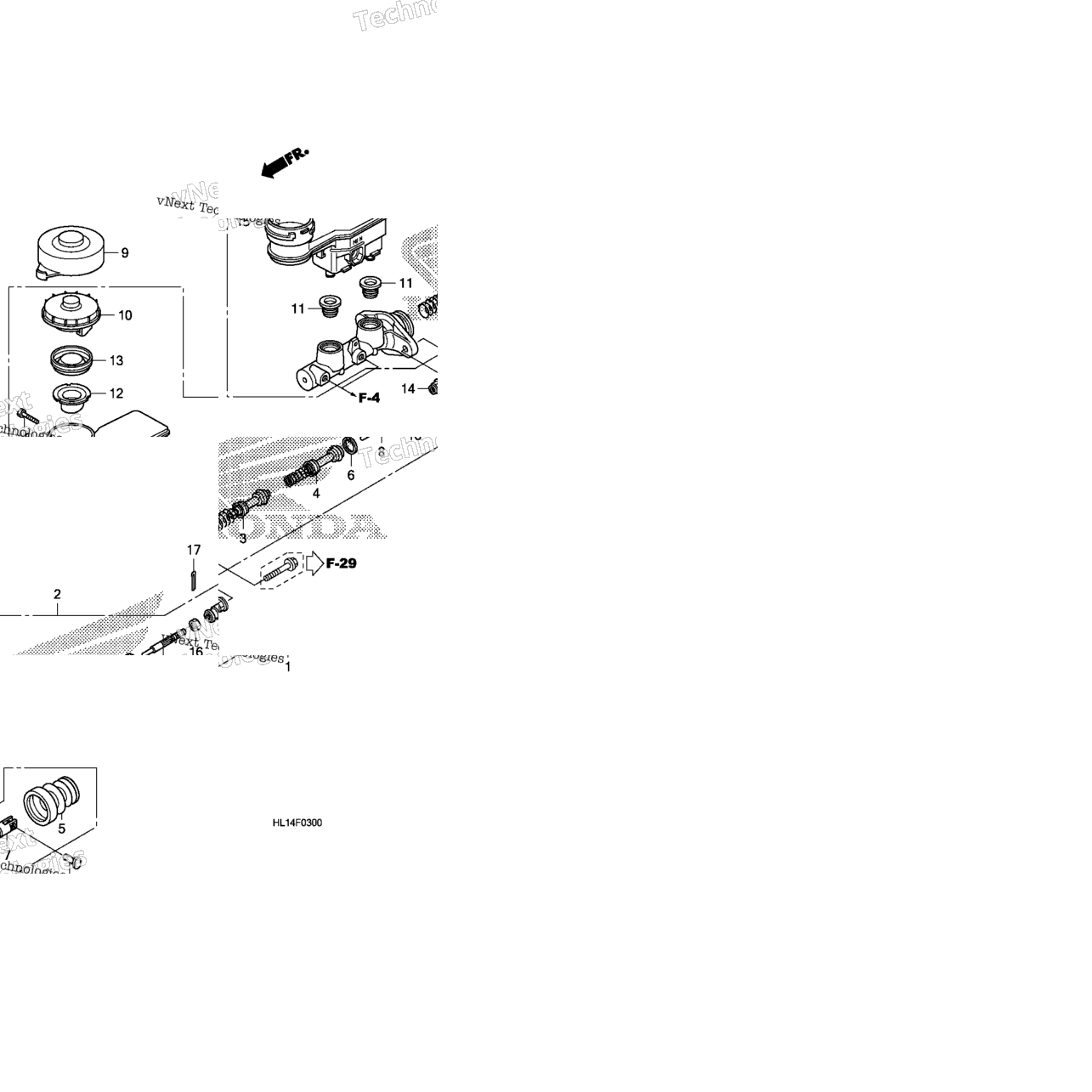 Front Brake Master Cylinder