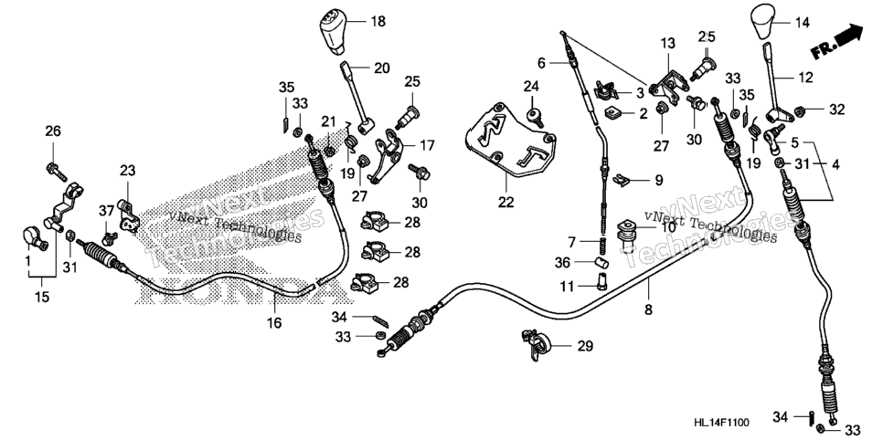 Shift Lever + Select Lever