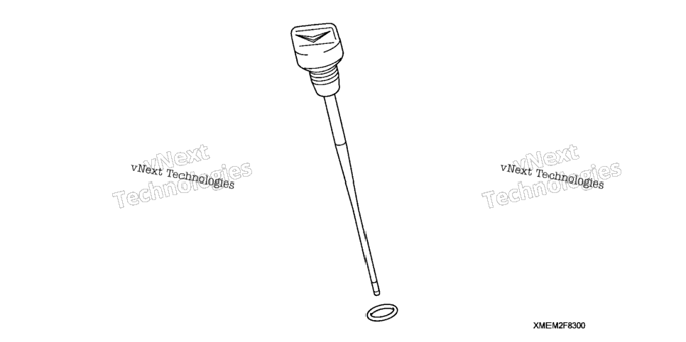 Chrome Billet Dipstick (V Design)