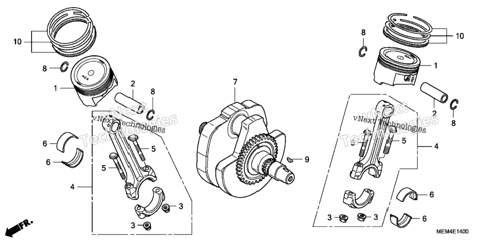 Crankshaft + Piston
