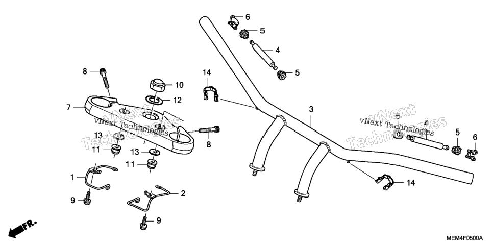 Handlebar + Top Bridge