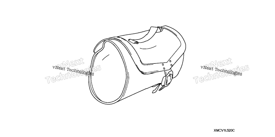Leather Touring Bag (Plain)