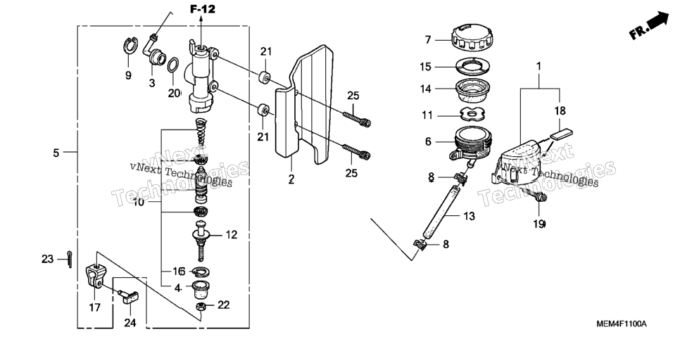 Rear Brake Master Cylinder
