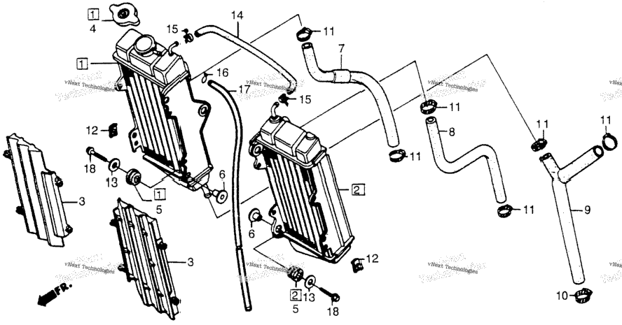 Radiator 85-87