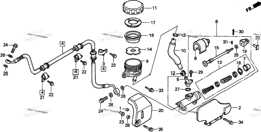 Rear Brake Master Cylinder