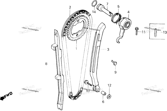 Cam Chain + Tensioner