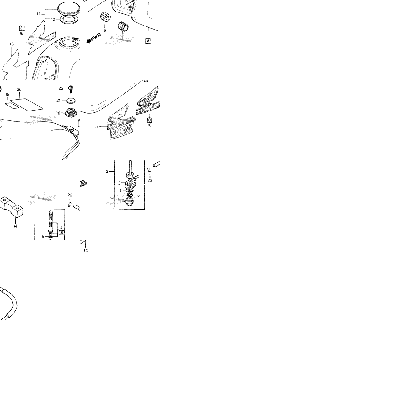 Fuel Tank 83-85