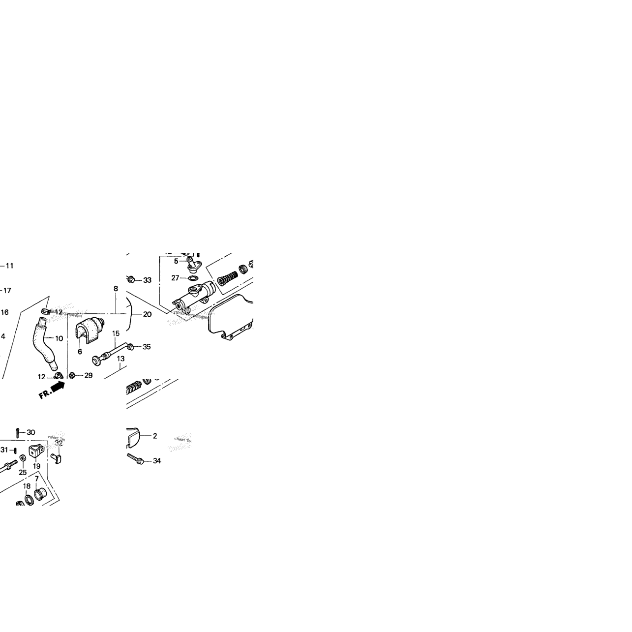 Rear Brake Master Cylinder