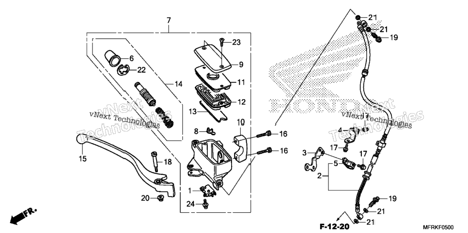 Front Brake Master Cylinder (1)