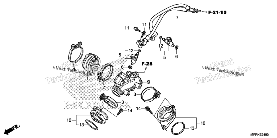 Intake Manifold@Injector