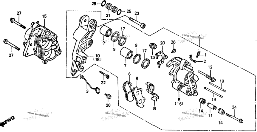 Front Brake Caliper