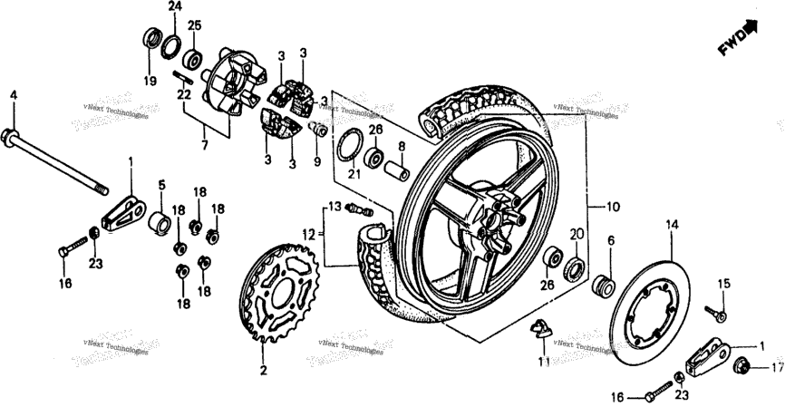 Rear Wheel
