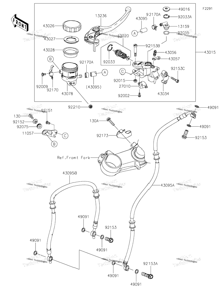 Front Master Cylinder