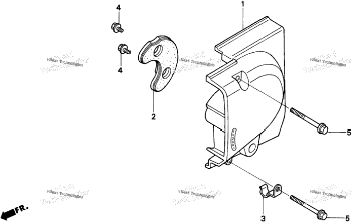 Left Rear Crankcase Cover