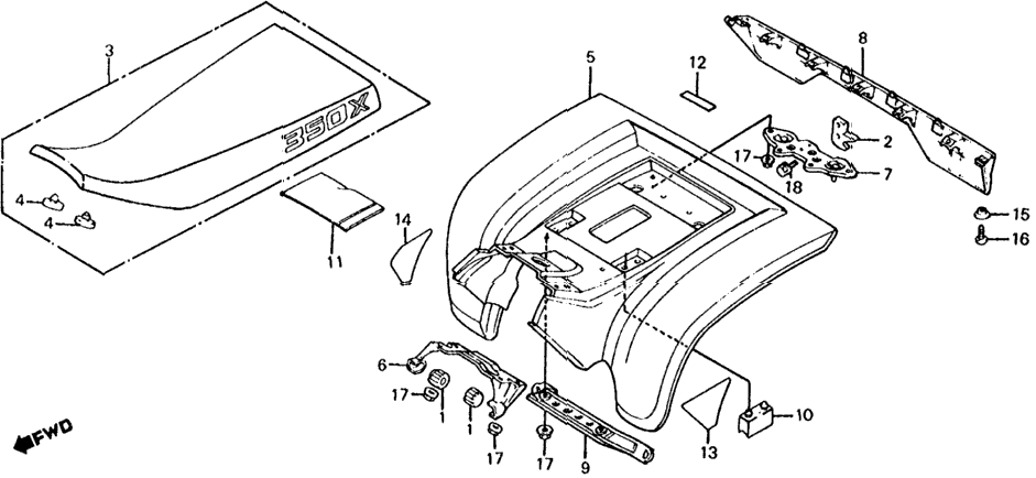 SEAT / REAR FENDER