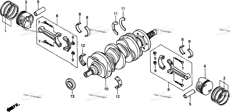 Crankshaft + Piston