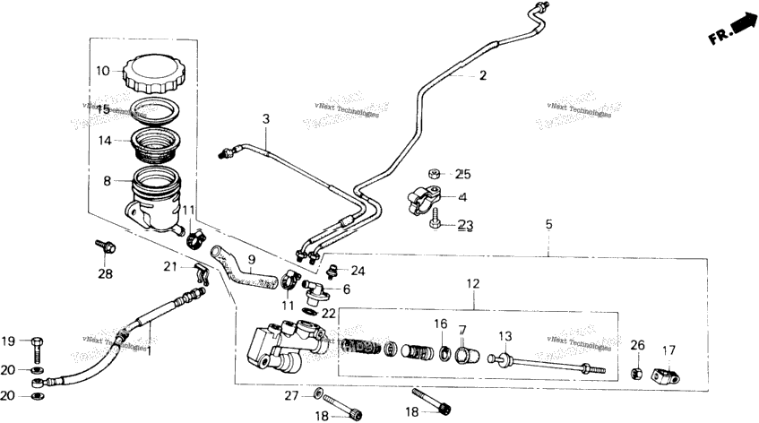 Rear Brake Master Cylinder