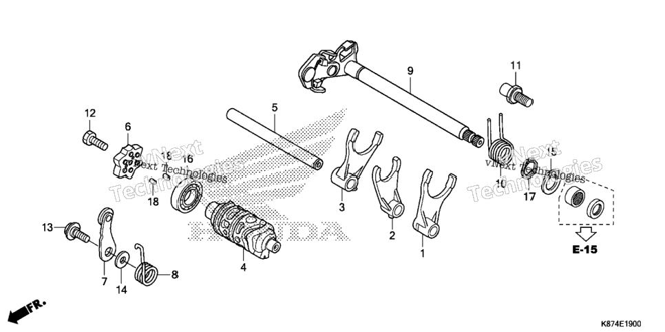 Gearshift Drum
