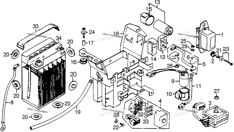 Battery + Regulator