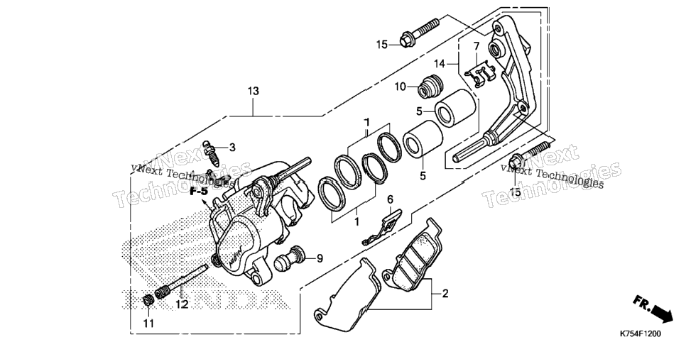 Front Brake Caliper (1)