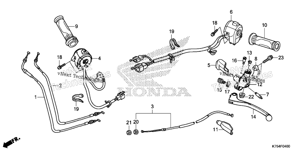 Handle Lever@Switch@Cable