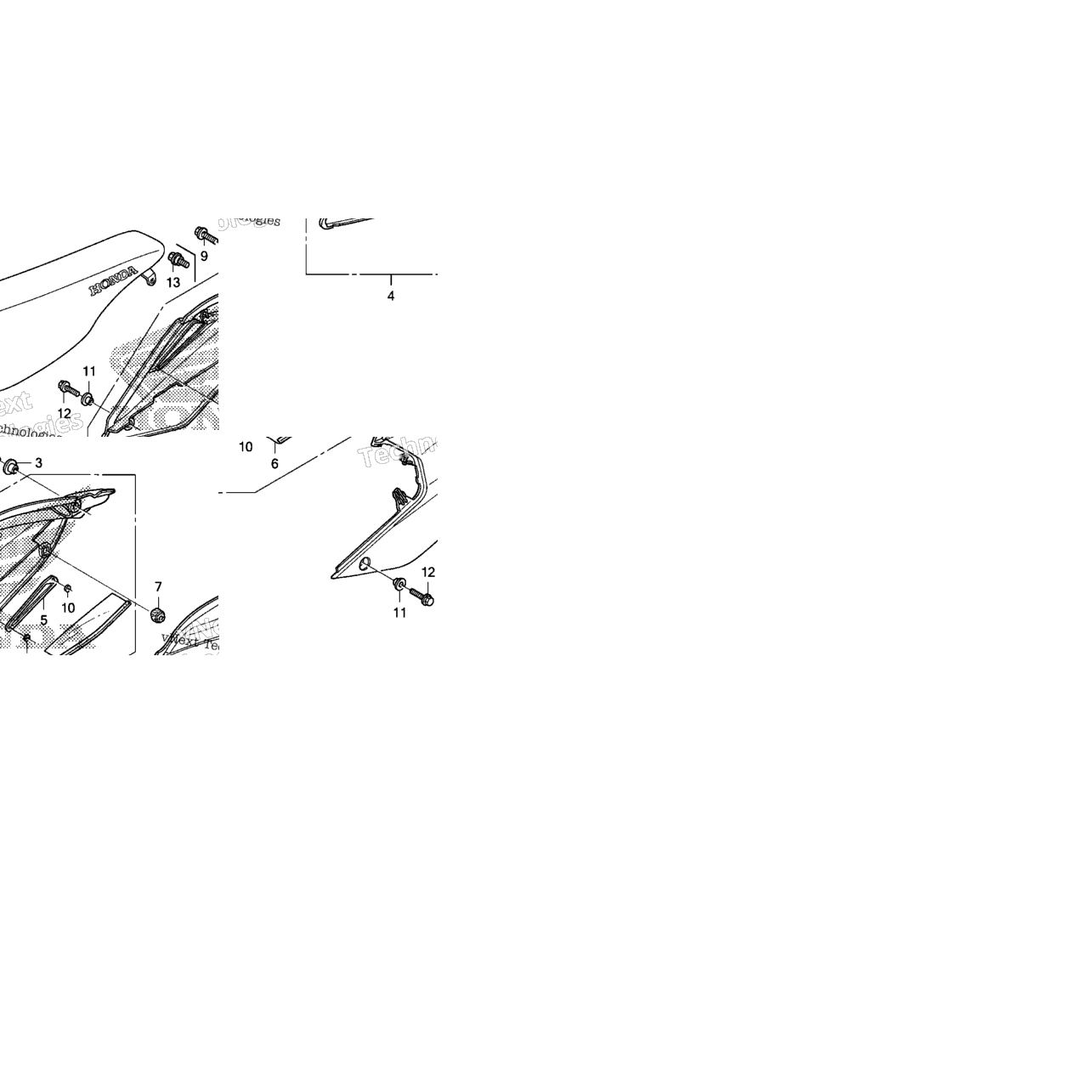 Seat + Side Cover