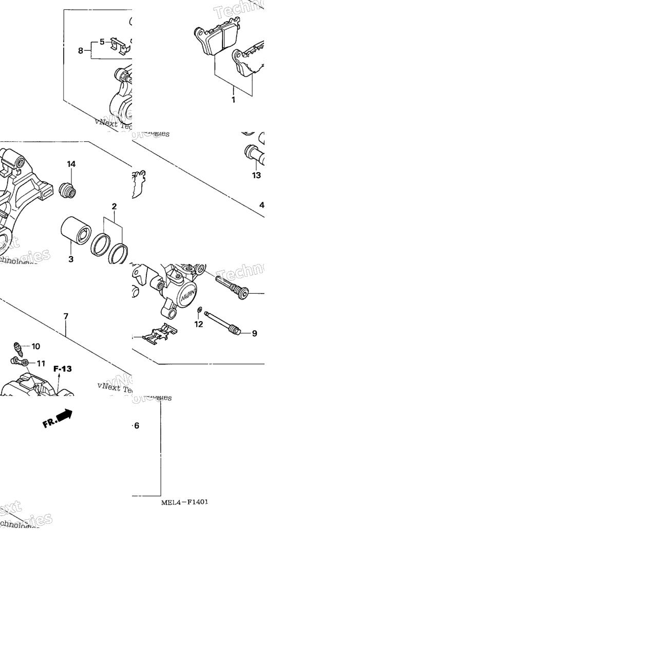 Rear Brake Caliper (2)
