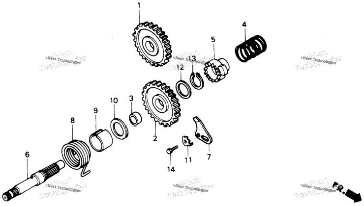 Kick Starter Spindle